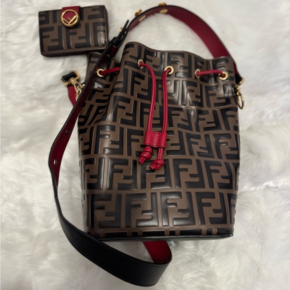 Fendi Mon Tresor FF multicolor bucket bag - Picture 2 of 9